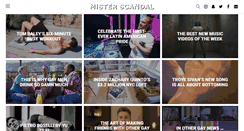 Desktop Screenshot of misterscandal.com